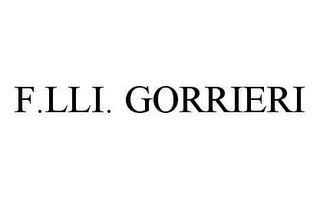 F.LLI. GORRIERI