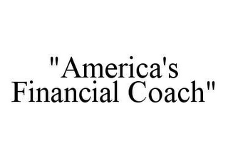 "AMERICA'S FINANCIAL COACH"