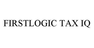 FIRSTLOGIC TAX IQ