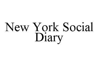 NEW YORK SOCIAL DIARY