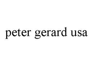 PETER GERARD USA