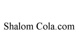 SHALOM COLA.COM