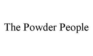 THE POWDER PEOPLE