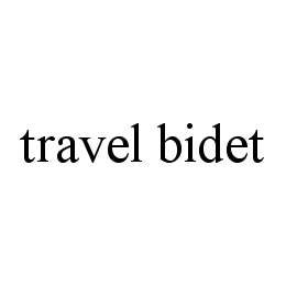 TRAVEL BIDET