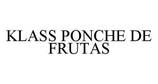 KLASS PONCHE DE FRUTAS