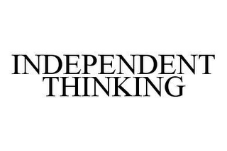 INDEPENDENT THINKING