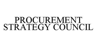 PROCUREMENT STRATEGY COUNCIL