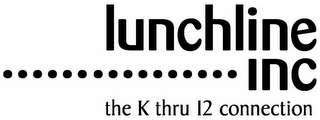 LUNCHLINE INC THE K THRU 12 CONNECTION