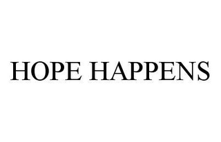 HOPE HAPPENS