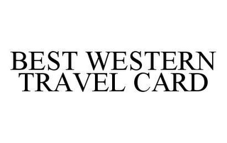 BEST WESTERN TRAVEL CARD