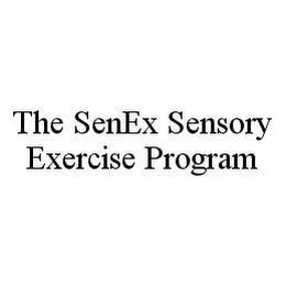 THE SENEX SENSORY EXERCISE PROGRAM