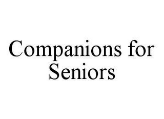 COMPANIONS FOR SENIORS