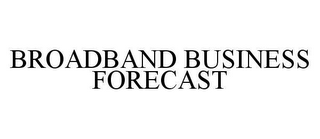 BROADBAND BUSINESS FORECAST