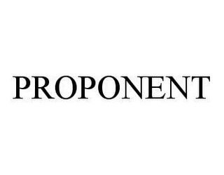 PROPONENT