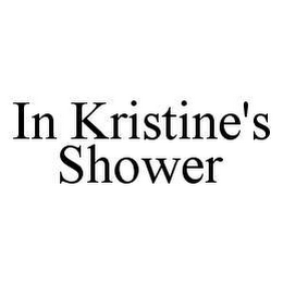 IN KRISTINE'S SHOWER