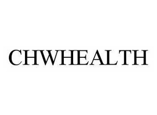 CHWHEALTH