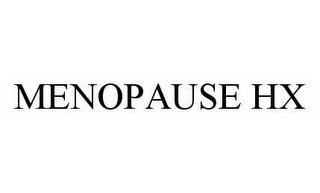 MENOPAUSE HX