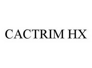 CACTRIM HX