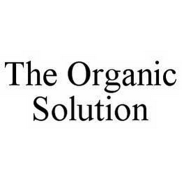 THE ORGANIC SOLUTION