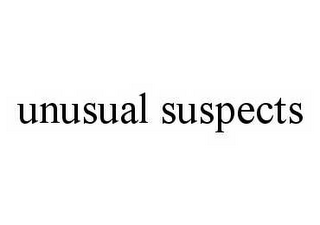 UNUSUAL SUSPECTS