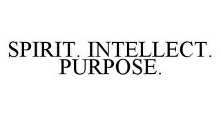 SPIRIT. INTELLECT. PURPOSE.