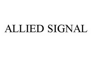 ALLIED SIGNAL