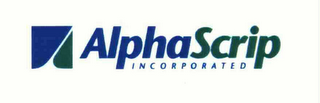 ALPHASCRIP, INCORPORATED