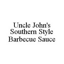 UNCLE JOHN'S SOUTHERN STYLE BARBECUE SAUCE