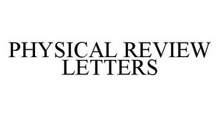 PHYSICAL REVIEW LETTERS