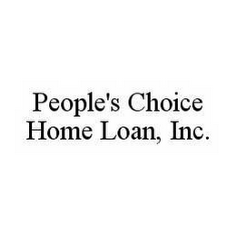 PEOPLE'S CHOICE HOME LOAN, INC.