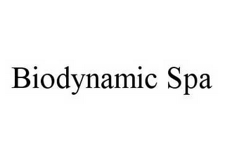 BIODYNAMIC SPA