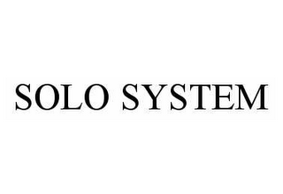 SOLO SYSTEM