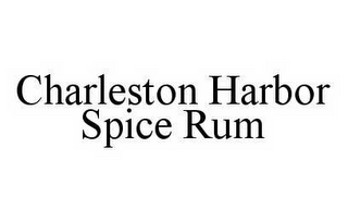 CHARLESTON HARBOR SPICE RUM