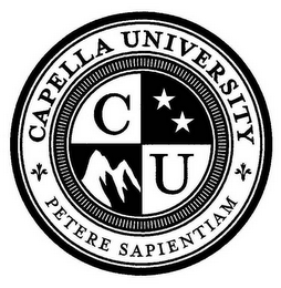 CAPELLA UNIVERSITY PETERE SAPIENTIAM CU