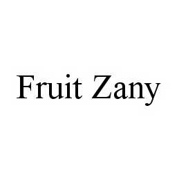 FRUIT ZANY