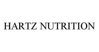 HARTZ NUTRITION