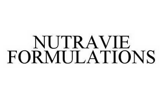 NUTRAVIE FORMULATIONS