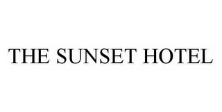 THE SUNSET HOTEL