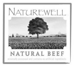 NATUREWELL NATURAL BEEF MINIMALLY PROCESSED AND CONTAINS NO ARTIFICIAL INGREDIENTS