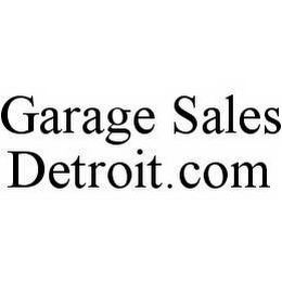 GARAGE SALES DETROIT.COM