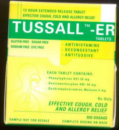 TUSSALL-ER TABLETS