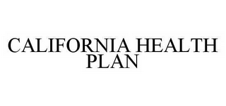 CALIFORNIA HEALTH PLAN