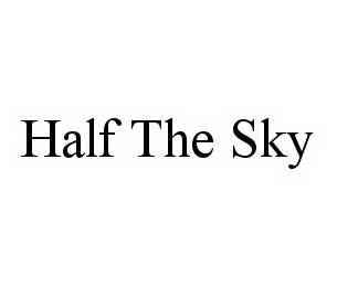 HALF THE SKY