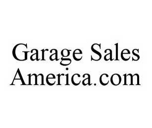 GARAGE SALES AMERICA.COM