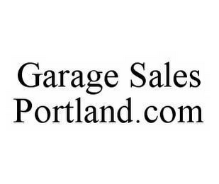 GARAGE SALES PORTLAND.COM