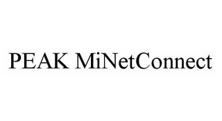 PEAK MINETCONNECT