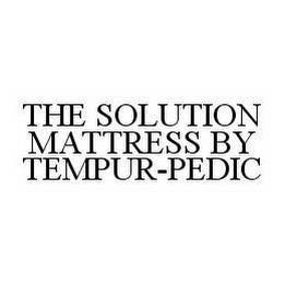 THE SOLUTION MATTRESS BY TEMPUR-PEDIC