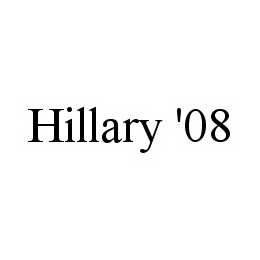 HILLARY '08