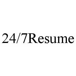 24/7RESUME