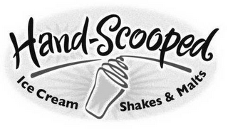 HAND-SCOOPED ICE CREAM SHAKES & MALTS